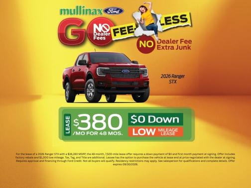 Oxford White 2026 Ford Ranger XL