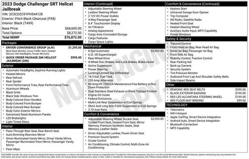 2023 Dodge Challenger SRT Hellcat