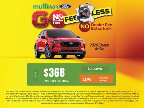 2026 Ford Escape Active