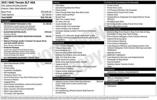 2021 GMC Terrain SLT