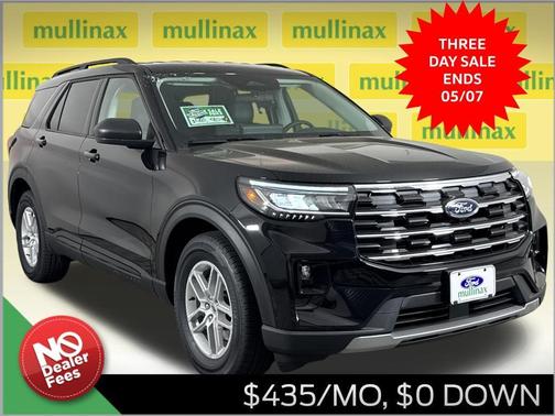 Agate Black Metallic 2026 Ford Explorer Active