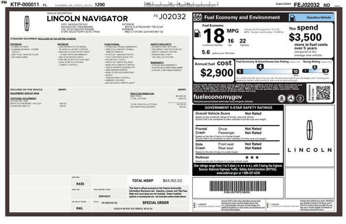 2015 Lincoln Navigator Base