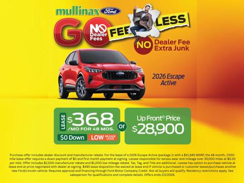 2026 Ford Escape Active