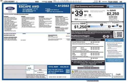 2026 Ford Escape ST-LINE SELECT
