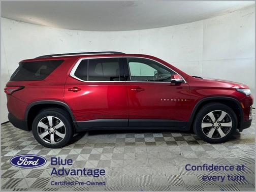 Radiant Red 2023 Chevrolet Traverse LT Leather
