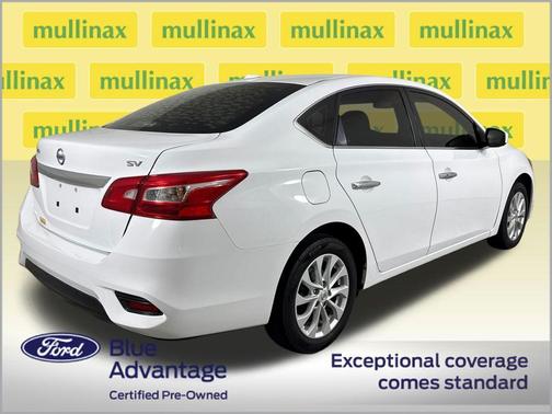 Cloud White 2019 Nissan Sentra SV