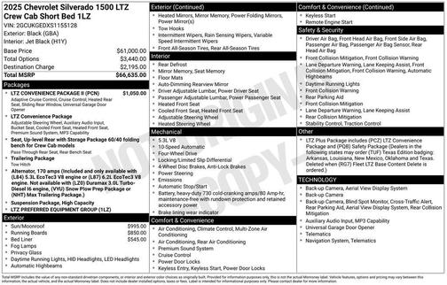 2025 Chevrolet Silverado 1500 LTZ