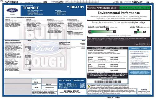 Oxford White 2025 Ford Transit-250 Base
