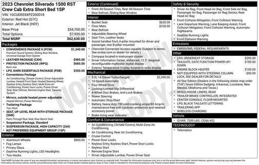 2023 Chevrolet Silverado 1500 RST