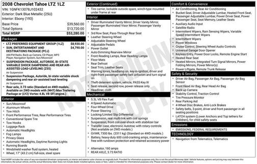 2008 Chevrolet Tahoe LTZ