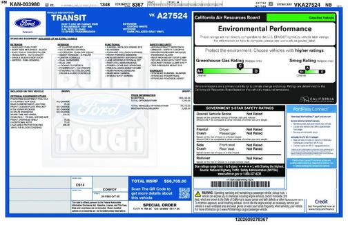 Oxford White 2027 Ford Transit-250 Base