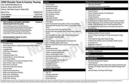 2008 Chrysler Town & Country Touring