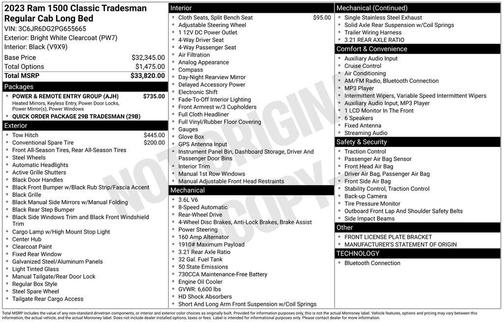 2023 RAM 1500 Classic Tradesman