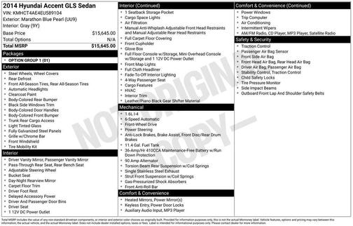 2014 Hyundai Accent GLS