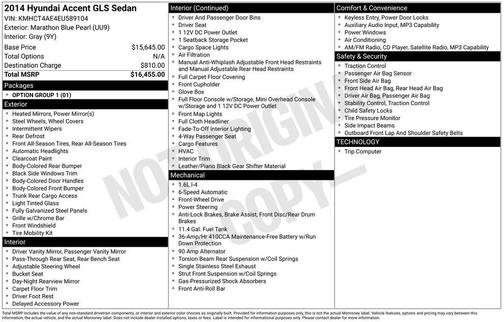 2014 Hyundai Accent GLS