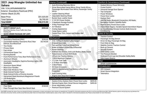 2021 Jeep Wrangler Unlimited 4xe Sahara