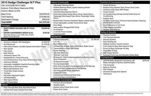 2015 Dodge Challenger R/T