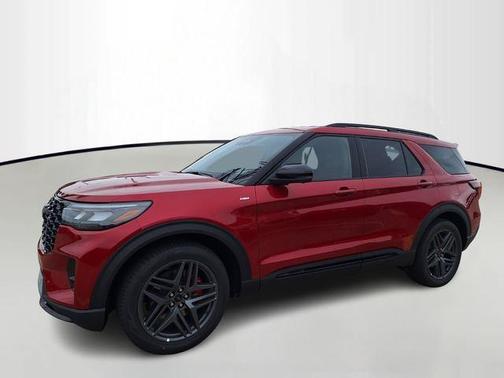 Rapid Red Metallic Tinted Clearcoat 2026 Ford Explorer ST-Line