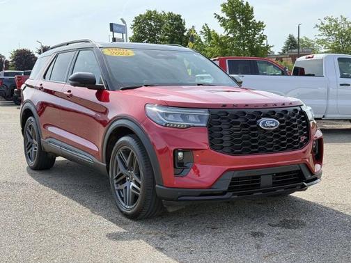 Red Metallic 2025 Ford Explorer ST
