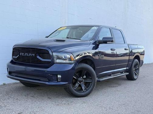 True Blue Pearlcoat 2018 RAM 1500 Sport