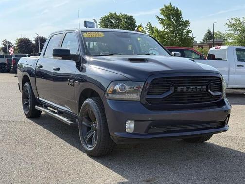 True Blue Pearlcoat 2018 RAM 1500 Sport