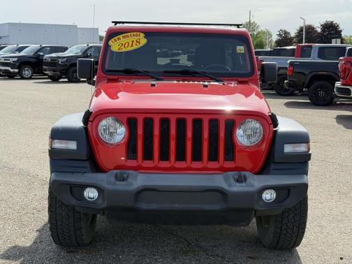 Firecracker Red Clearcoat 2018 Jeep Wrangler Unlimited Sport