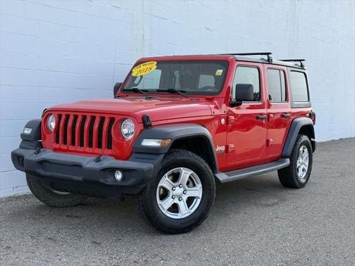 Firecracker Red Clearcoat 2018 Jeep Wrangler Unlimited Sport