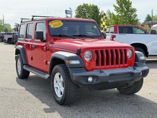 Firecracker Red Clearcoat 2018 Jeep Wrangler Unlimited Sport
