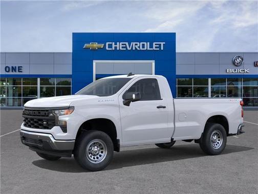 Summit White 2026 Chevrolet Silverado 1500 WT