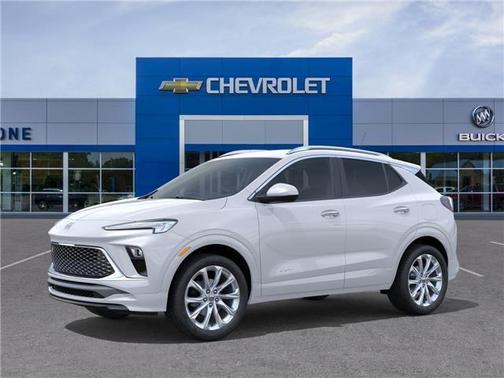 White Frost Tricoat 2026 Buick Encore GX Avenir
