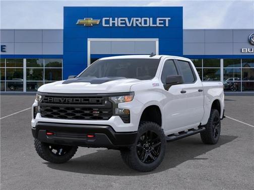 Summit White 2026 Chevrolet Silverado 1500 Custom Trail Boss