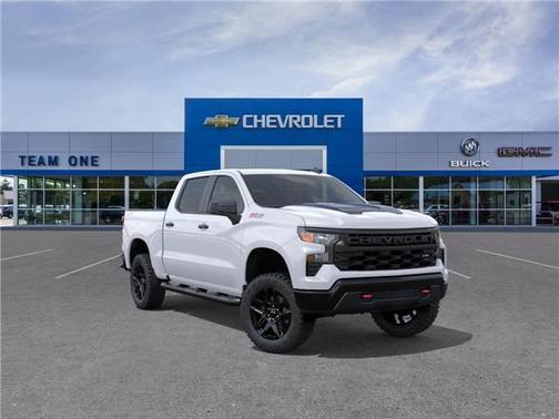 Summit White 2026 Chevrolet Silverado 1500 Custom Trail Boss