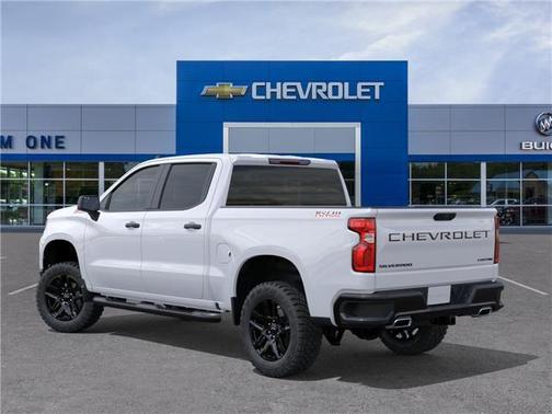Summit White 2026 Chevrolet Silverado 1500 Custom Trail Boss