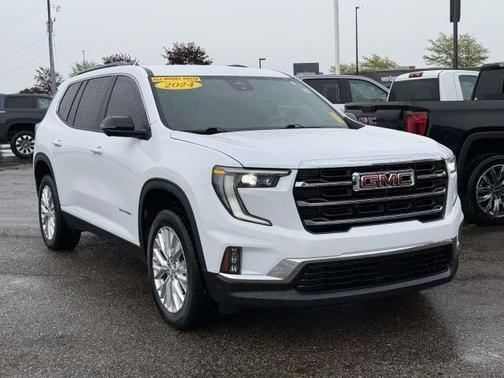 Summit White 2024 GMC Acadia AWD Elevation