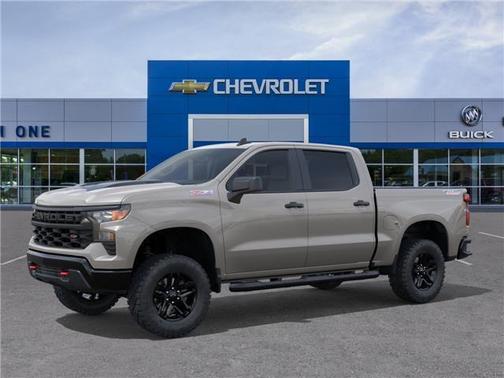 Summit White 2026 Chevrolet Silverado 1500 Custom Trail Boss