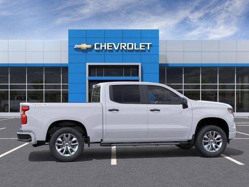 Summit White 2026 Chevrolet Silverado 1500 Custom
