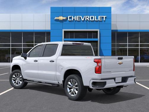 Summit White 2026 Chevrolet Silverado 1500 Custom