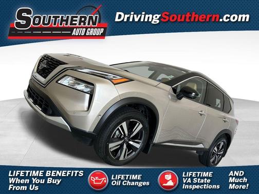 2 Tone Champagne Black Roof 2023 Nissan Rogue Platinum