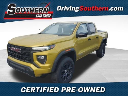 Solar Flare Metallic 2023 GMC Canyon Elevation