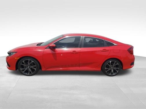 Red 2021 Honda Civic Sport