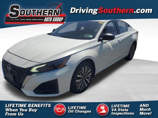 White 2024 Nissan Altima 2.5 SV