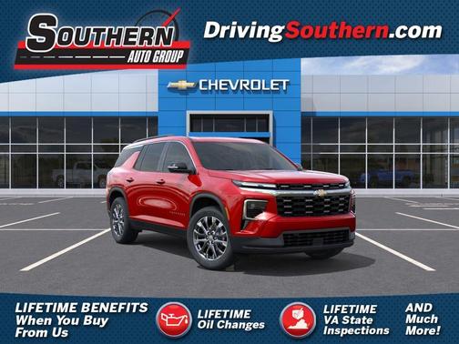 Radiant Red 2026 Chevrolet Traverse LT