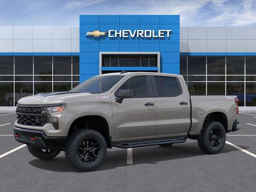 White Sand 2026 Chevrolet Silverado 1500 Custom Trail Boss