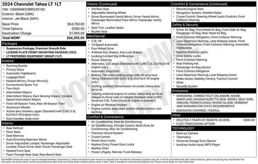 2024 Chevrolet Tahoe LT