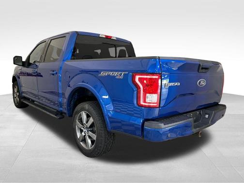 Blue 2017 Ford F-150 XLT