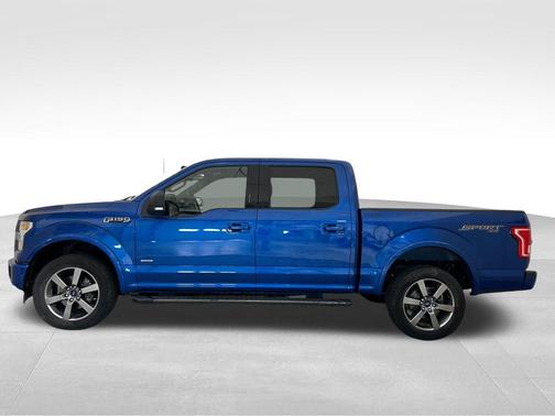 Blue 2017 Ford F-150 XLT