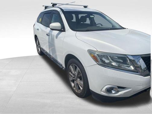 Moonlight White 2014 Nissan Pathfinder Platinum
