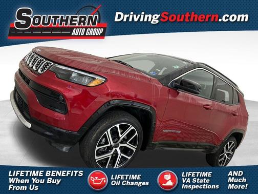 Red 2025 Jeep Compass Limited