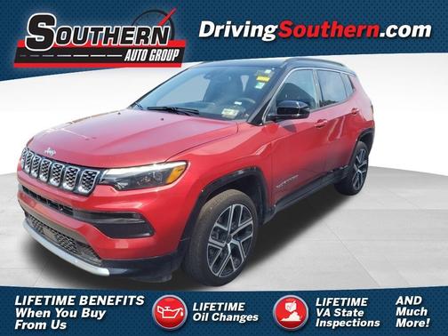 Red 2025 Jeep Compass Limited