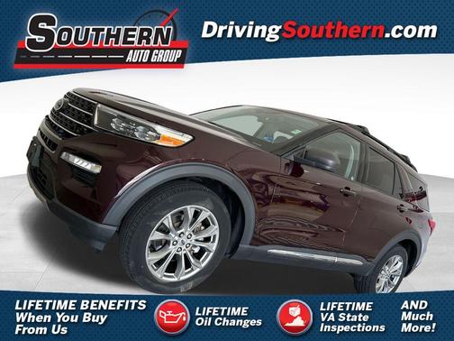 Red Metallic 2022 Ford Explorer XLT